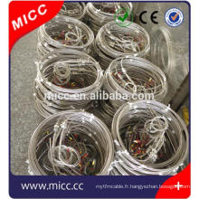 Sonde MICC type RTD PT100-capteur pour fil nu de thermocouple